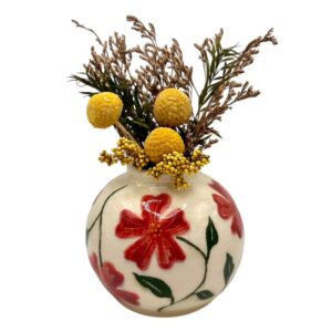Handmade Ceramic Vase - Moon Jar Pottery Vase